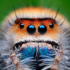 Phidippus regius (adult female)