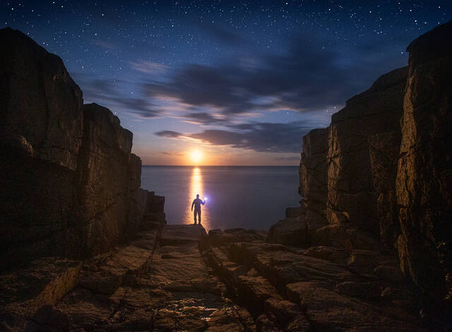 Acadia Light Show print