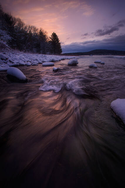 Cascading Dawn print
