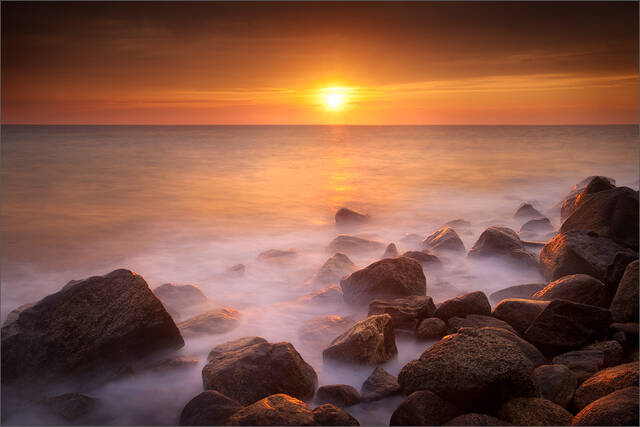 Chappy Beach Sunset print