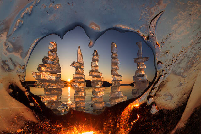 Fire and Ice print