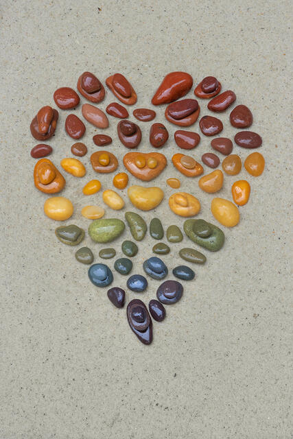 Rainbow Love print