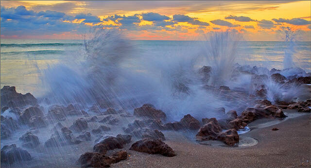 Wave Explosion print