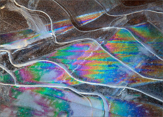 Winter Rainbows print