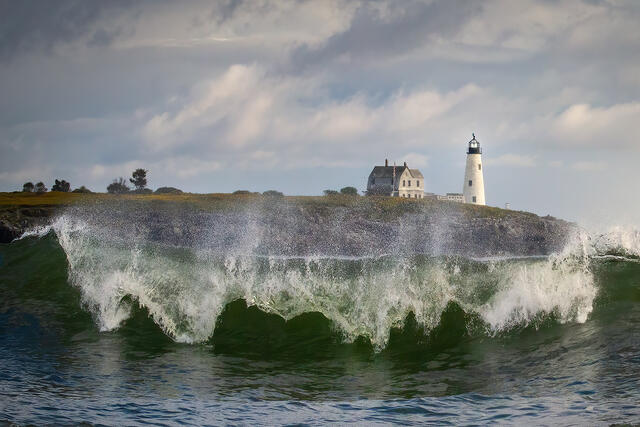 Wood Island Lighthouse II print