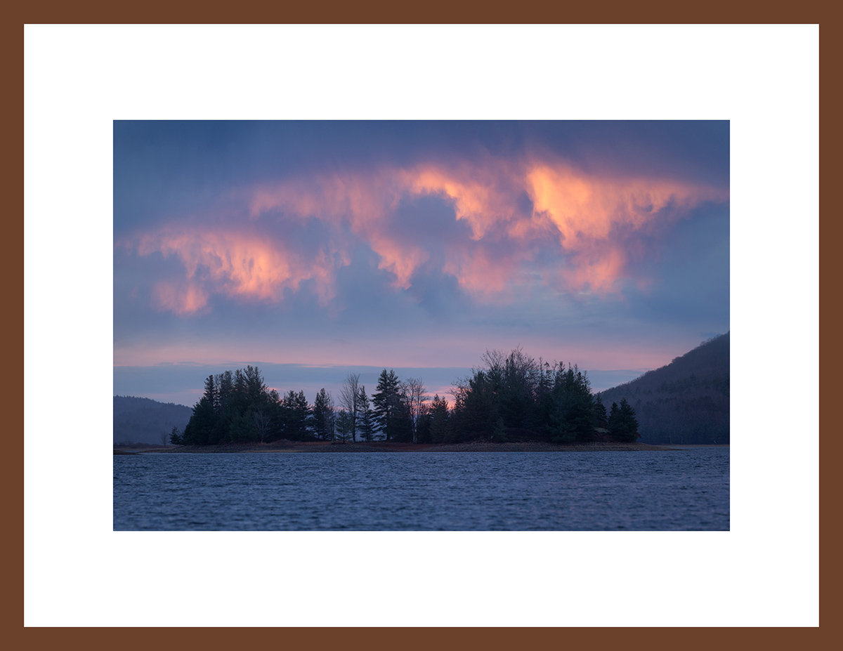 MATTED AND FRAMED PRINT - CHERRY FRAME print preview