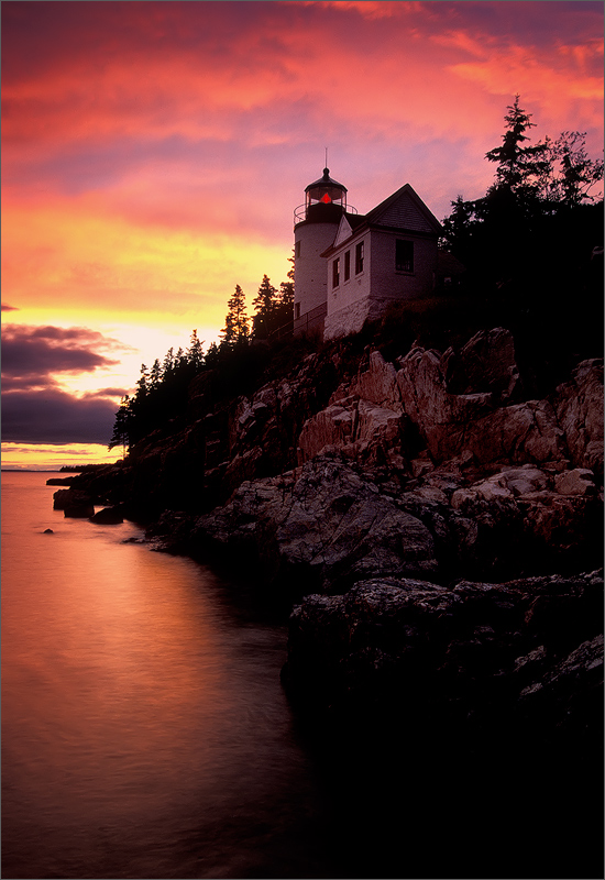 My first visit to Bass Harbor Lighthouse was this sunset. Beautiful light and a beautiful location. It was a bit sketchy getting...