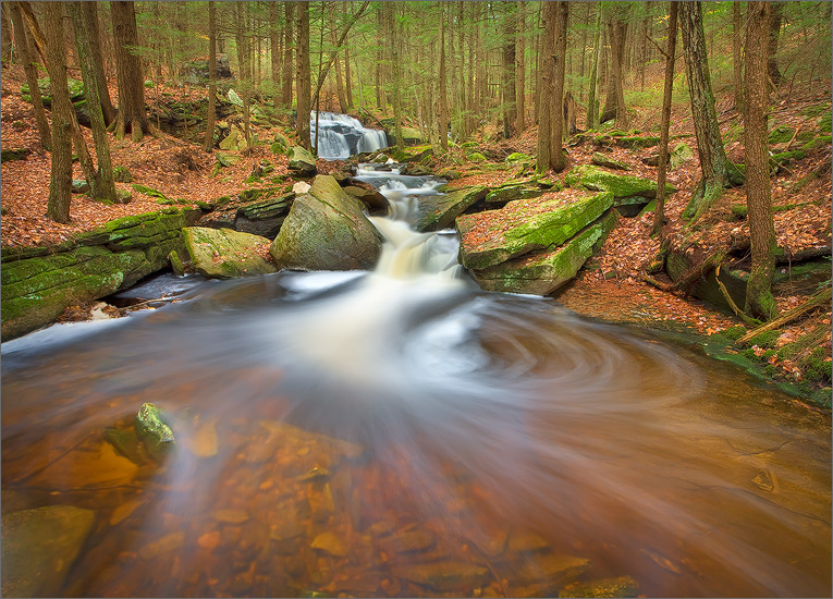 Stream, amethyst brook, Pelham, Massachusetts,