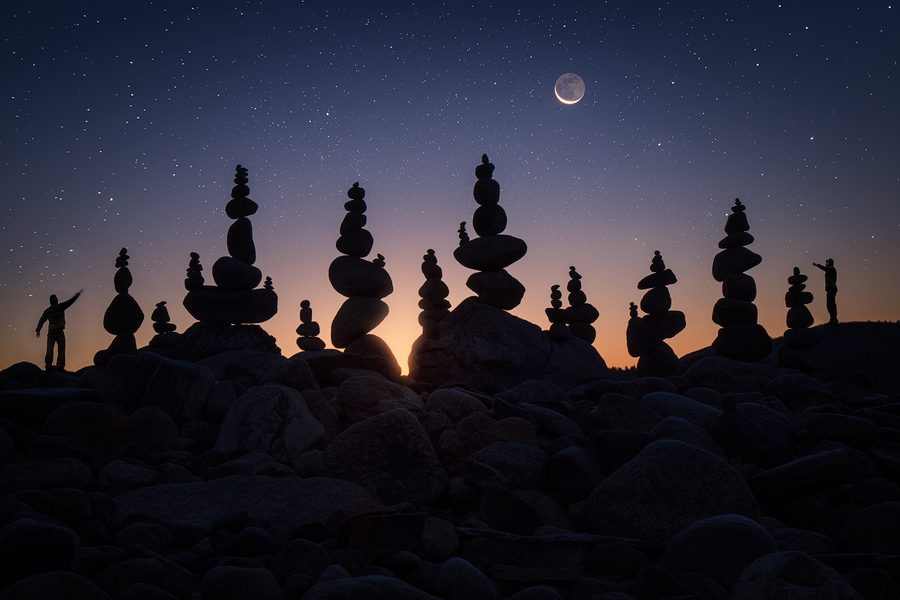 I have been stacking stones in the Quabbin for many years and this fall found a great location where, because of the recent drought...