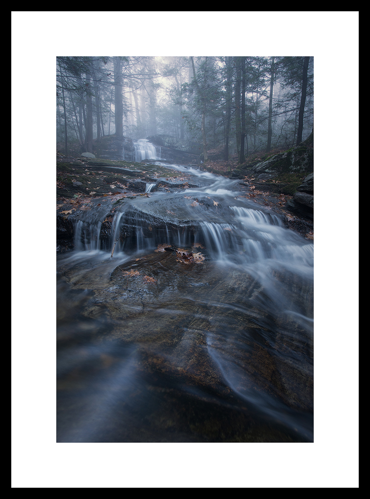 MATTED AND FRAMED PRINT - BLACK FRAME print preview