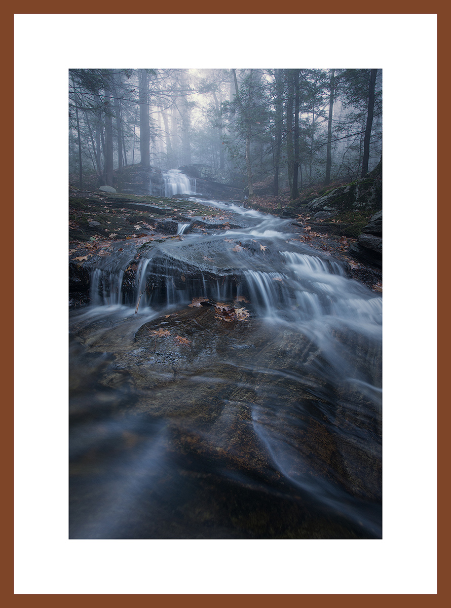 MATTED AND FRAMED PRINT - CHERRY FRAME print preview