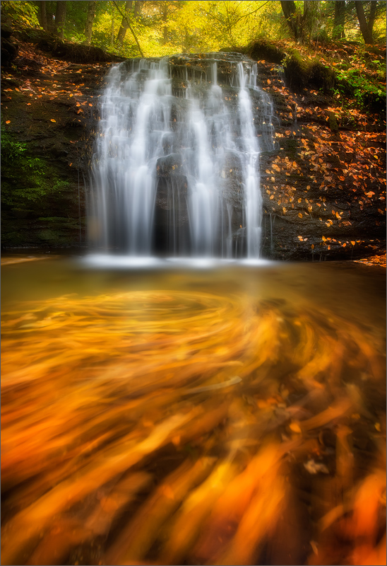 Autumn, waterfall, Sunderland, Massachusetts, gunn brook