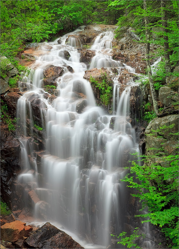 Hadlock falls, Acadia national park, waterfall, maine