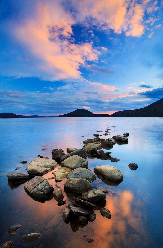 Quabbin Reservoir, sunset, reflection, massachusetts