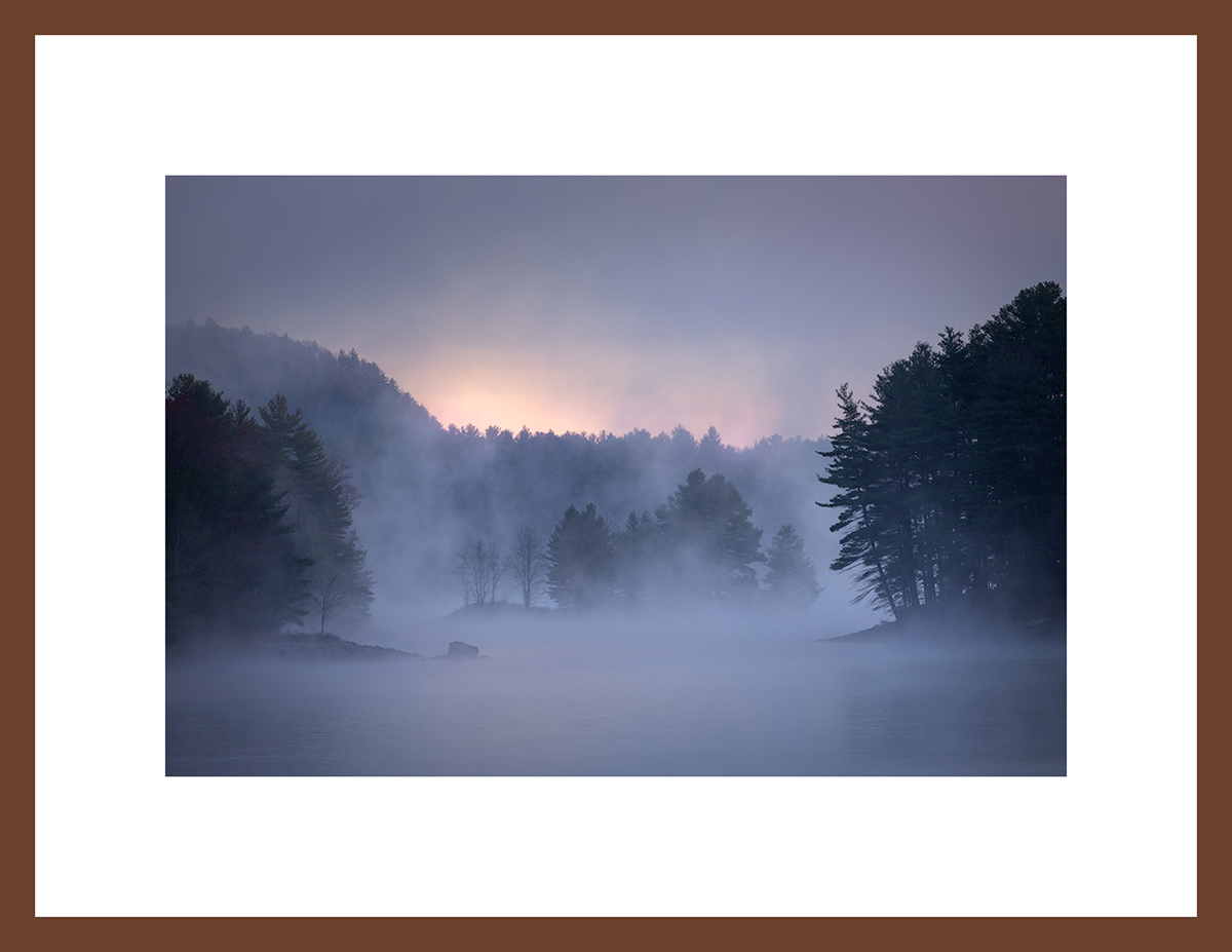 MATTED AND FRAMED PRINT - CHERRY FRAME print preview