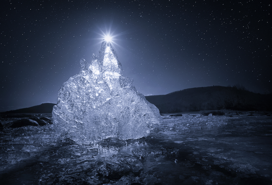 I spent quite a bit of time last winter exploring ice formations in the night on the shores of the Quabbin. I have some images...