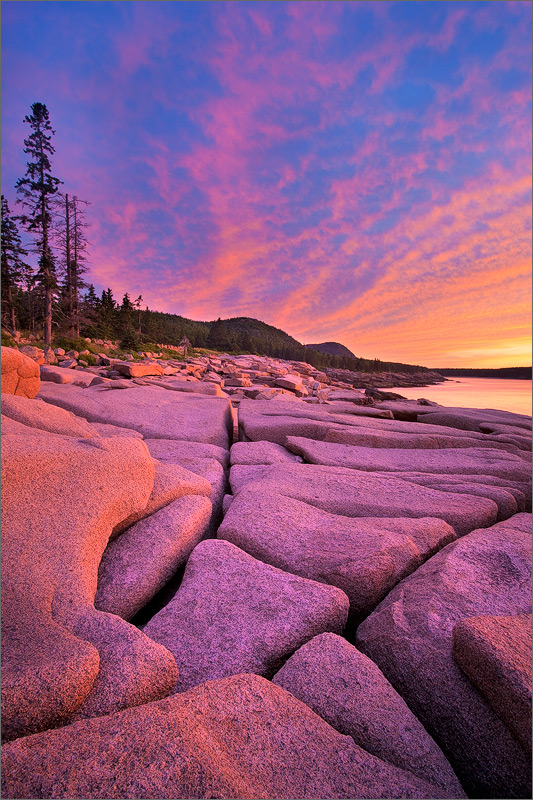 Acadia national park, Maine, sunrise