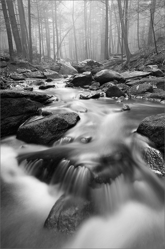 Amethyst brook, Pelham, Massachusetts, stream
