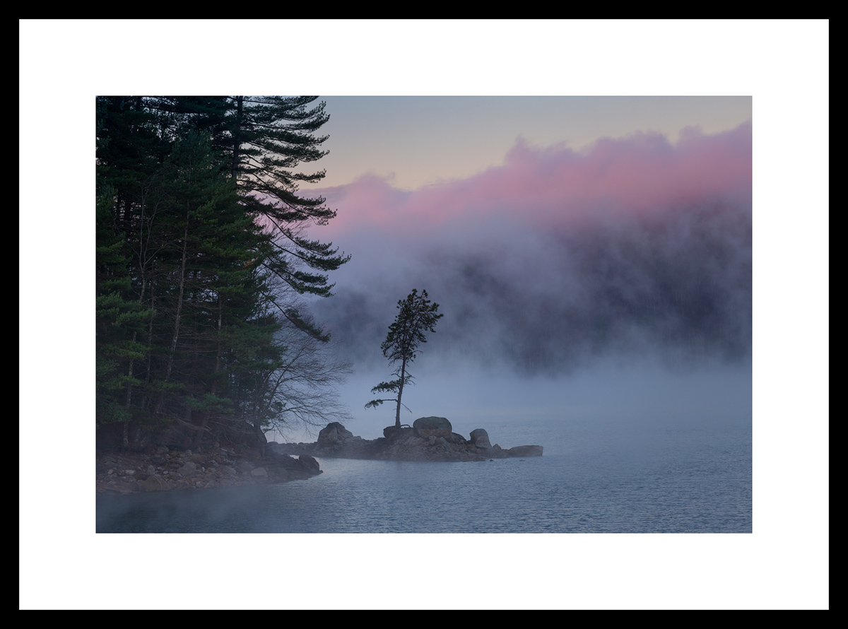 MATTED AND FRAMED PRINT - BLACK FRAME print preview