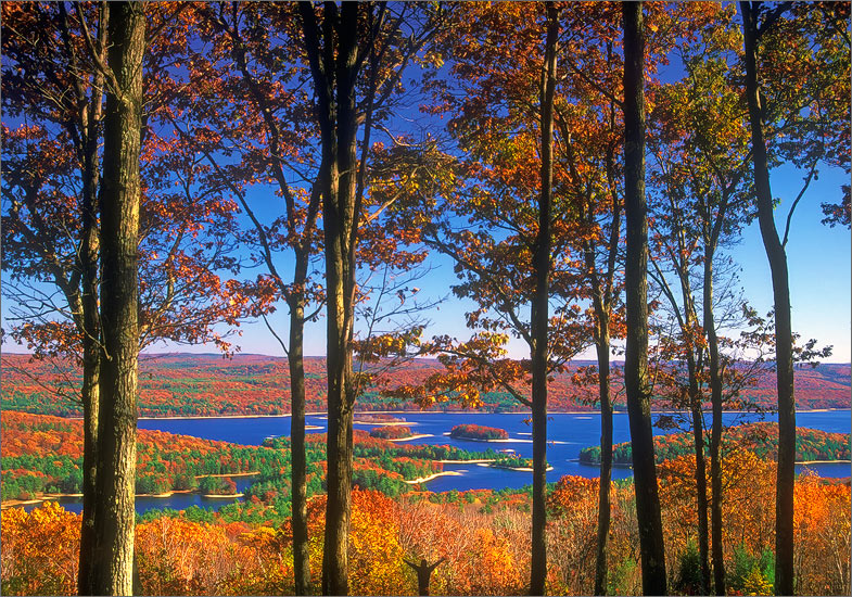 Quabbin reservoir, Massachusetts, autumn, forest, new Salem