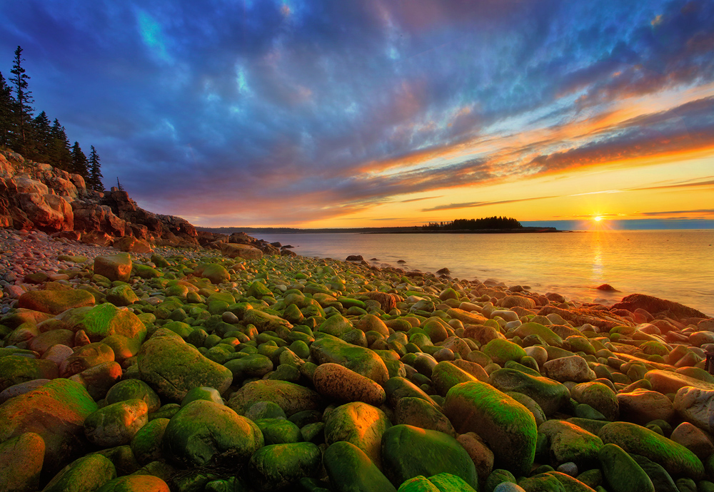 Schoodic is about a 45 minute drive north of the more popular Mt Dessert Island and well worth the drive. I try to get up there...