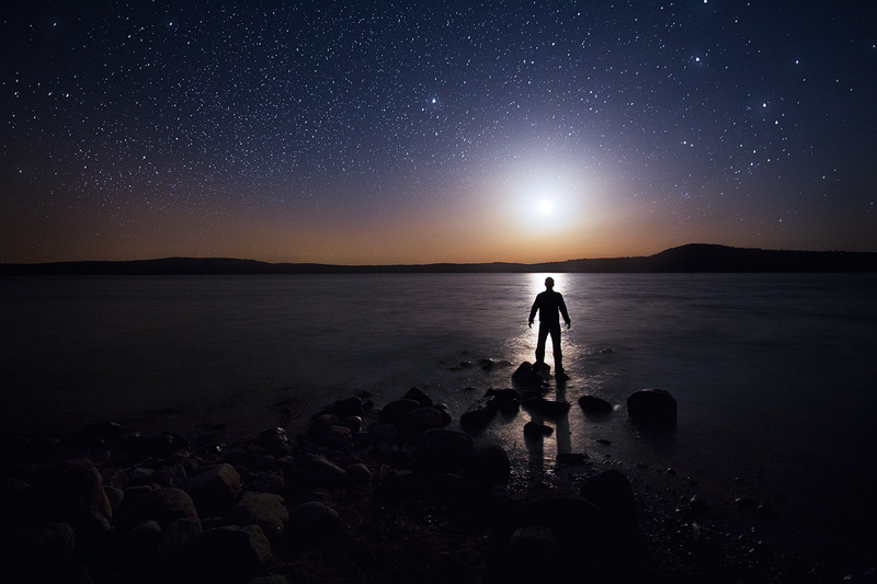 Last night I decided to go watch the moonrise. I broke the horizon at about 11:00 pm. I've watched many moonrises but usually...
