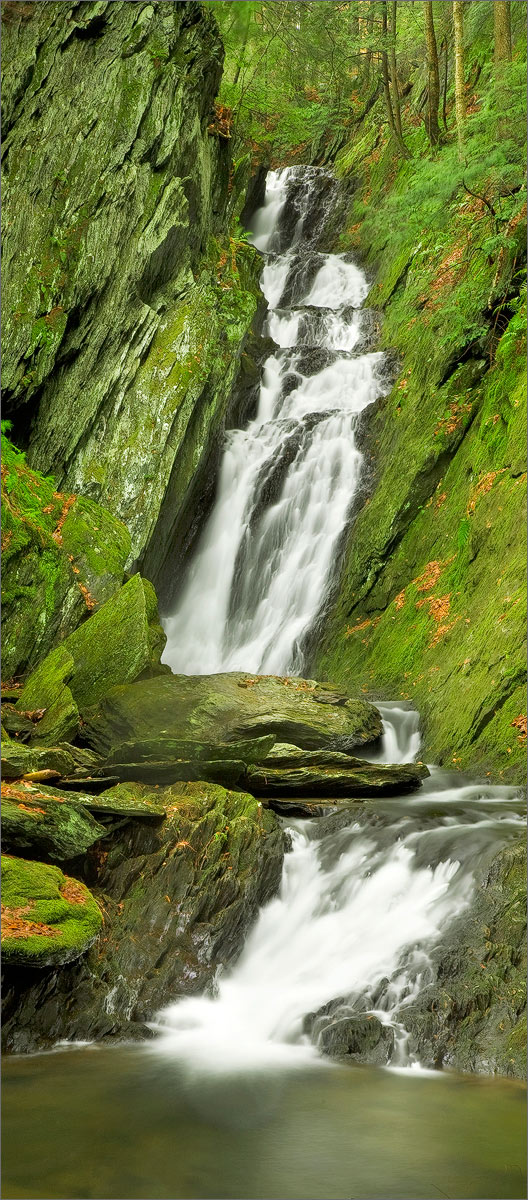 Tannery falls, waterfall, savoy state forest, Massachusetts,