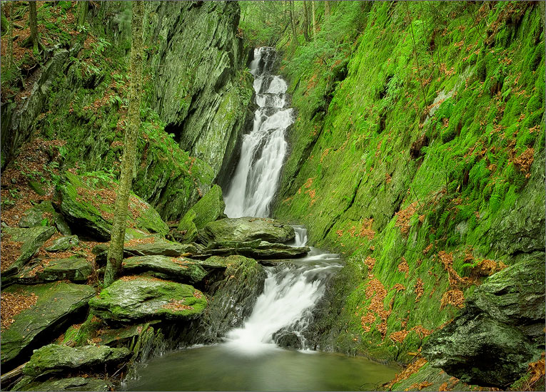 Tannery falls, savoy state forest, Massachusetts,
