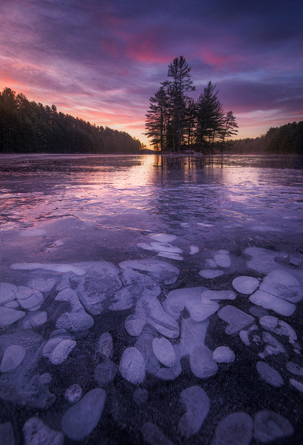 Another capture from my 2 weeks with the ice at this location earlier this month. It was recently covered by snow but after a...